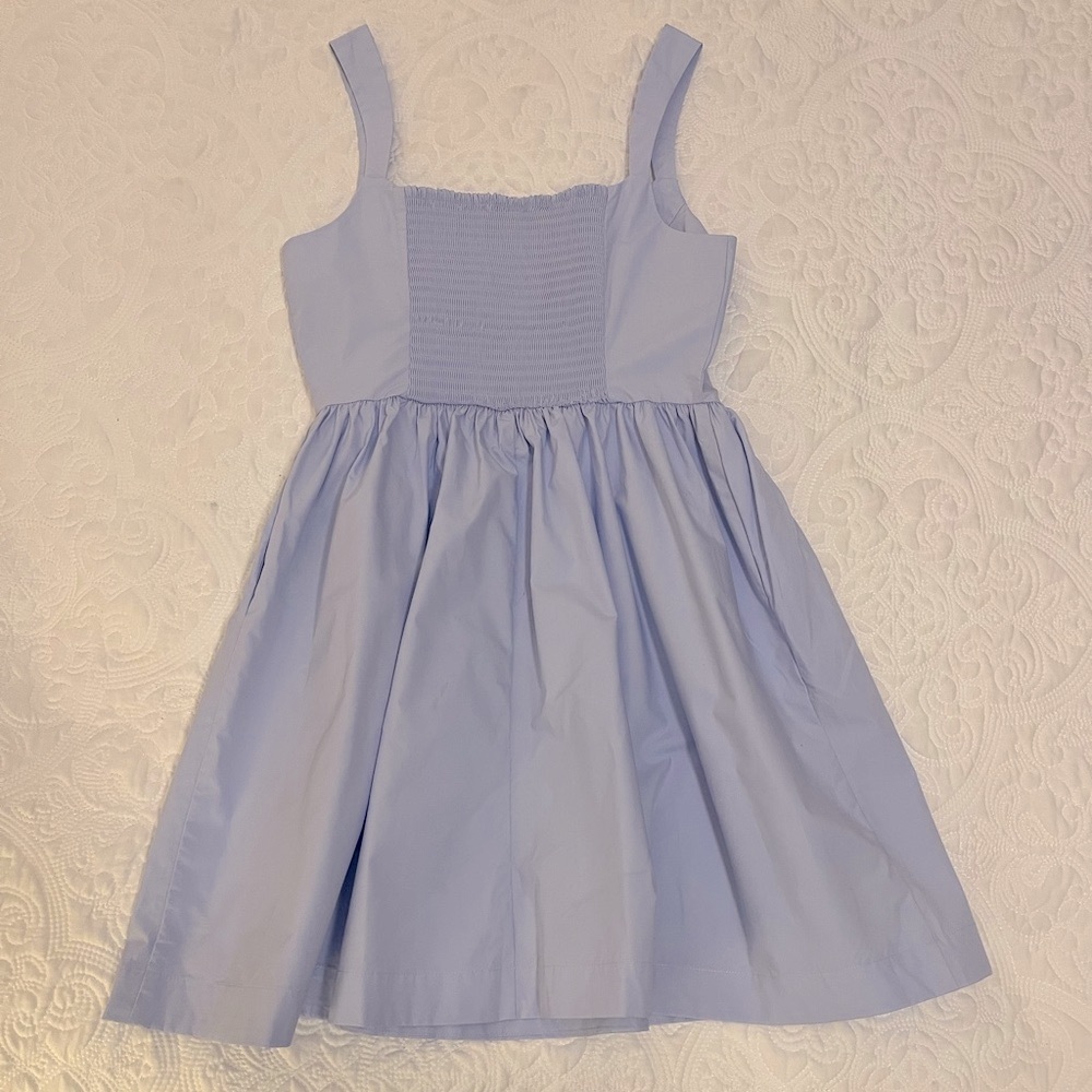 Women’s Powder Blue Sundress with Pockets - Picture 2 of 4